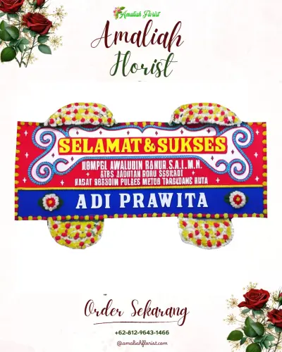 Karangan Bunga Ucapan Selamat di Klopo