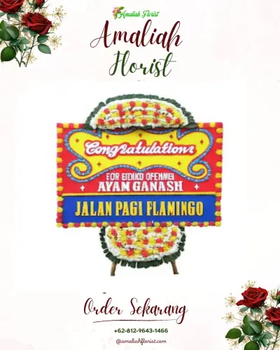 Bunga Papan Congratulation di Klopo